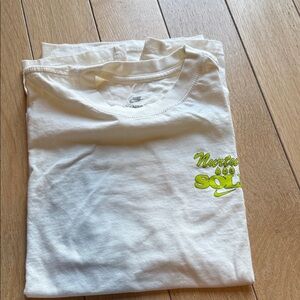 Nike Tee with Bright Green Accents